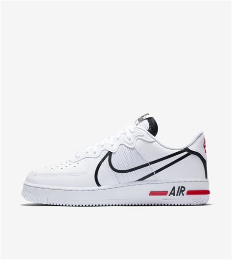 nike air force react weiß rot|Nike Air Force 1 react black red.